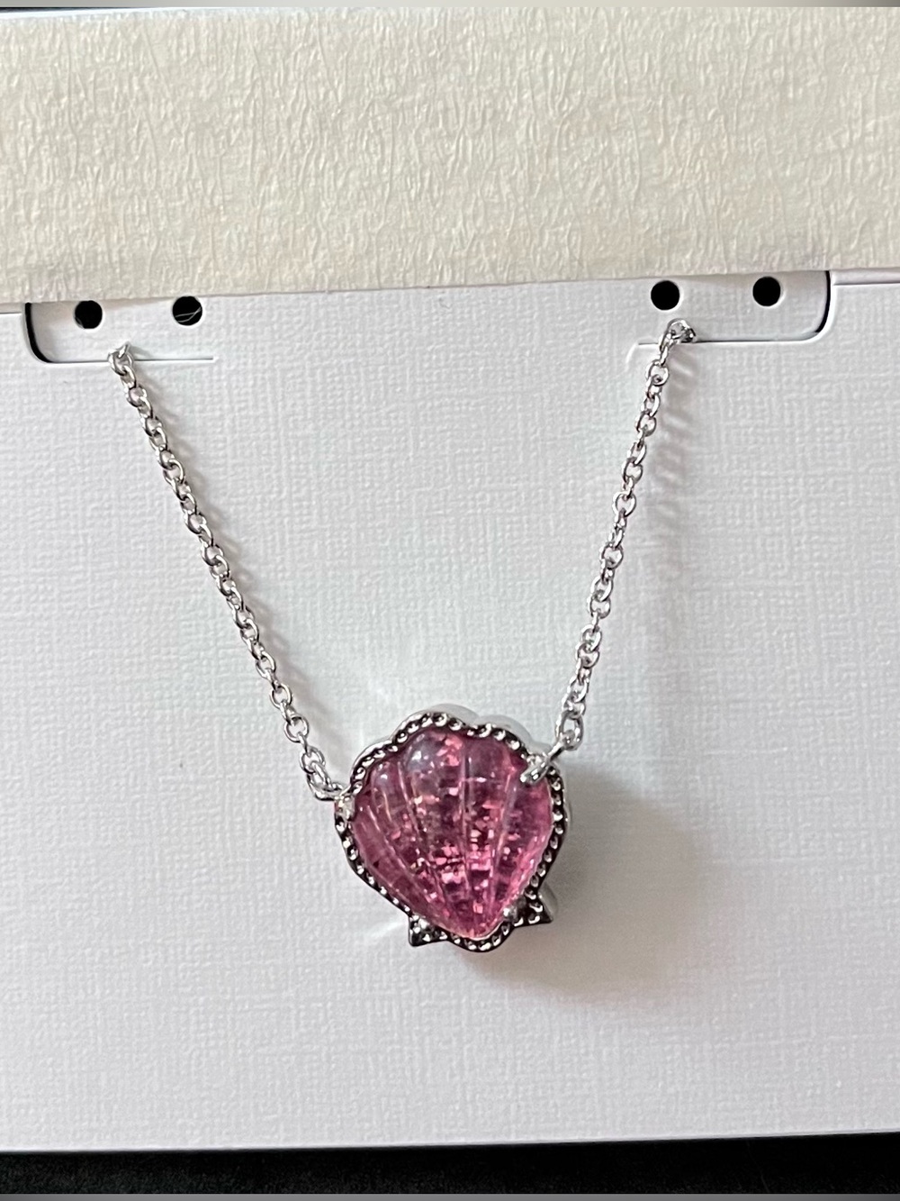 Kendra Scott Pink Shell Pendant Necklace